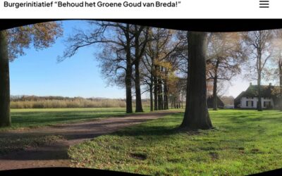 Aanbieden handtekeningen van het Burgerinitiatief “Behoud het Groene Goud van Breda”